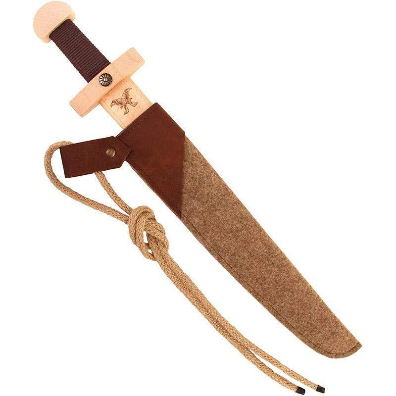 Epée et fourreau Viking avec estampage - jouet en bois