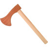 Hache à lancer en bois huilé