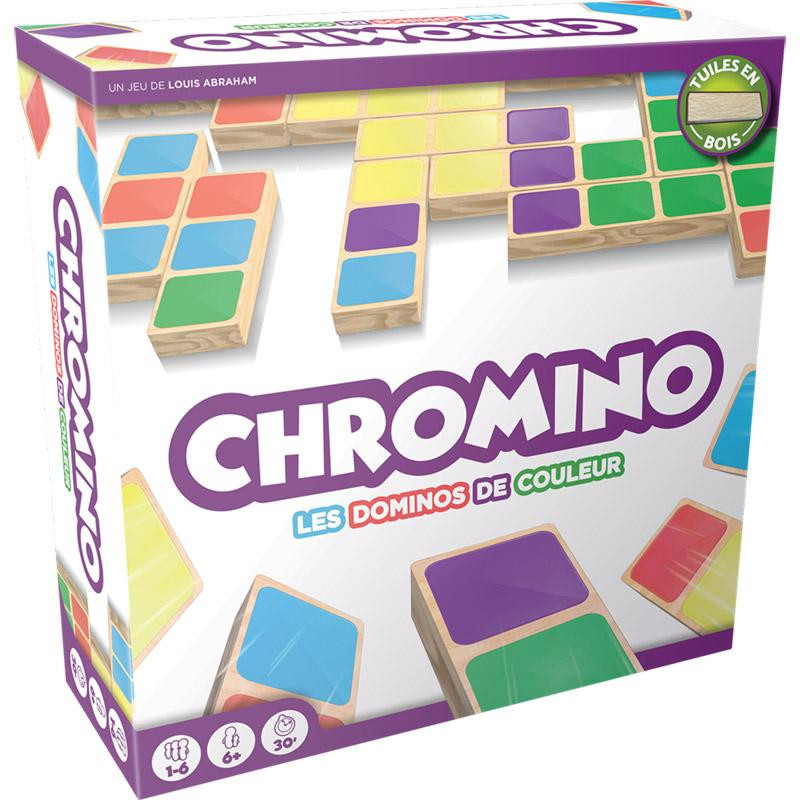Chromino de luxe - Tuiles en bois