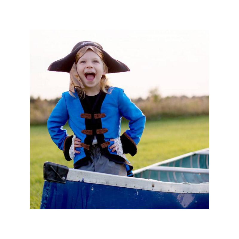 Déguisement Pirate Corsaire - Veste Pantalon et Chapeau 6 à 8 ans Great Pretenders