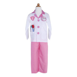 Déguisement de docteur rose Great Pretenders