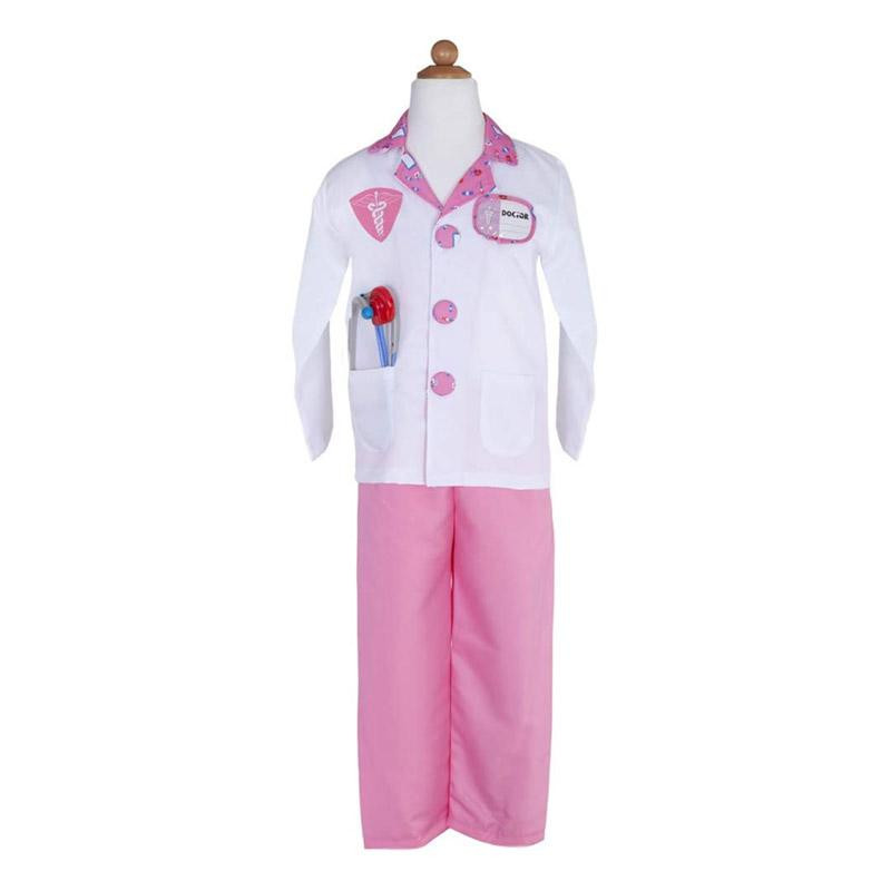 Déguisement de docteur rose Great Pretenders