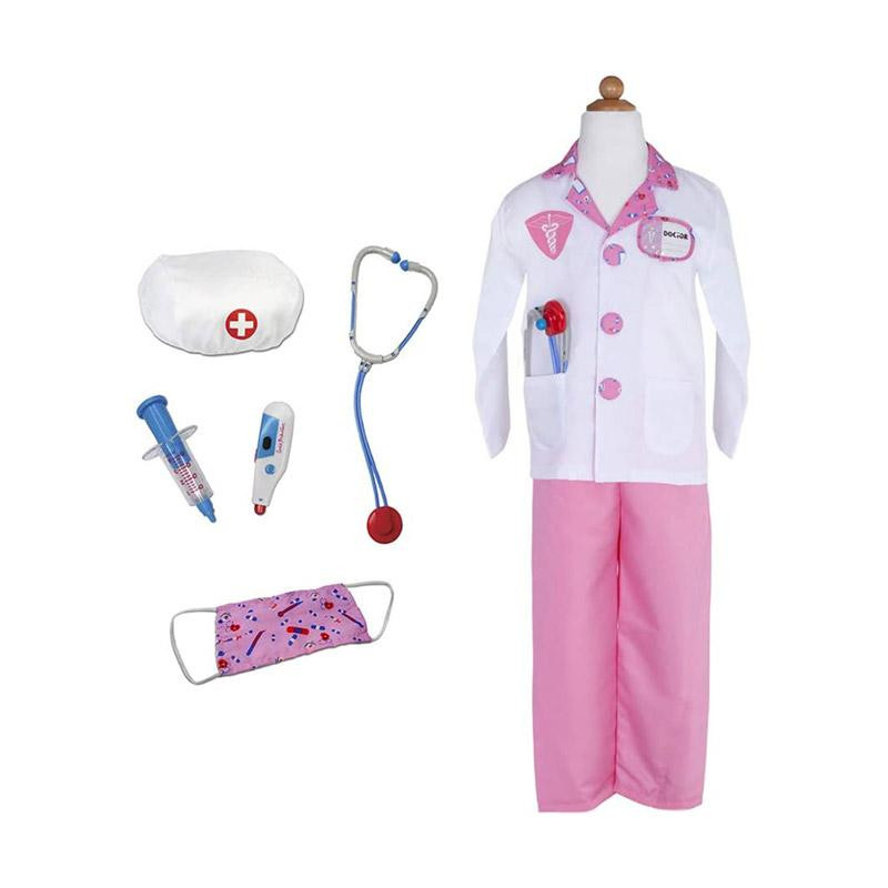 Déguisement de docteur rose Great Pretenders