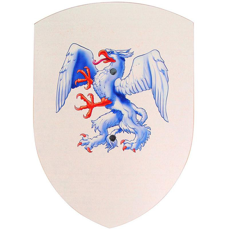 Bouclier en bois décoré Griffon