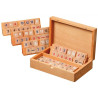 Rummy ou Rummikub - jeu en bois - coffret bois