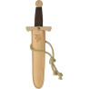 Dague en bois de 35 cm dans son fourreau en cuir