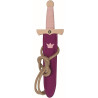 Dague pour princesse et son fourreau rose