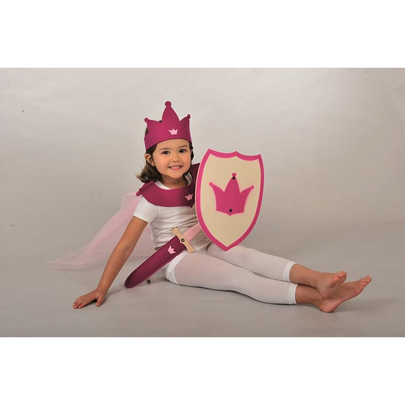 Dague pour princesse et son fourreau rose