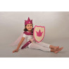 Dague pour princesse et son fourreau rose