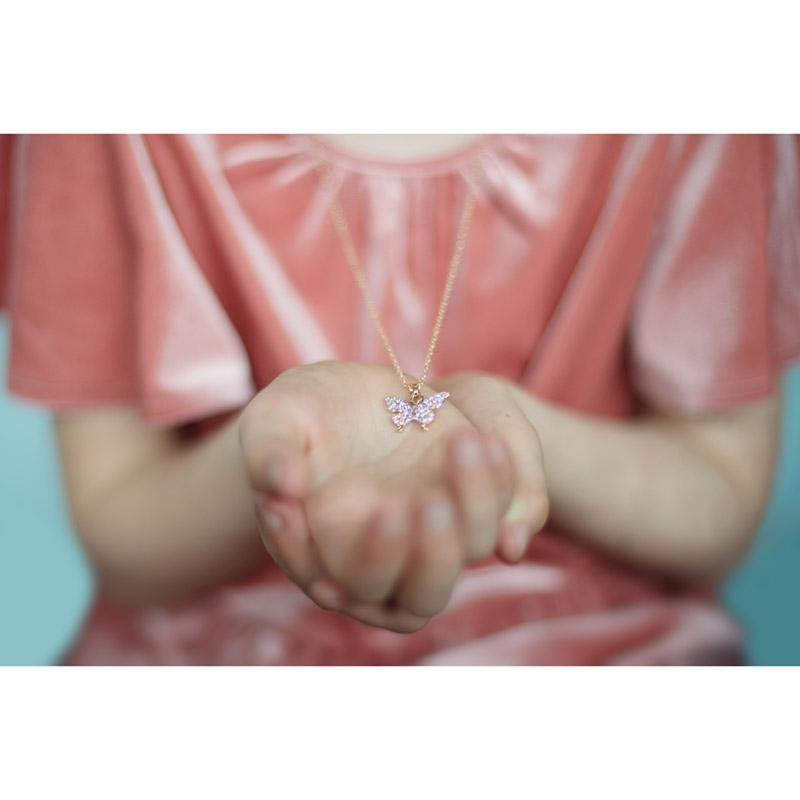 Collier gemme papillon Great Pretenders