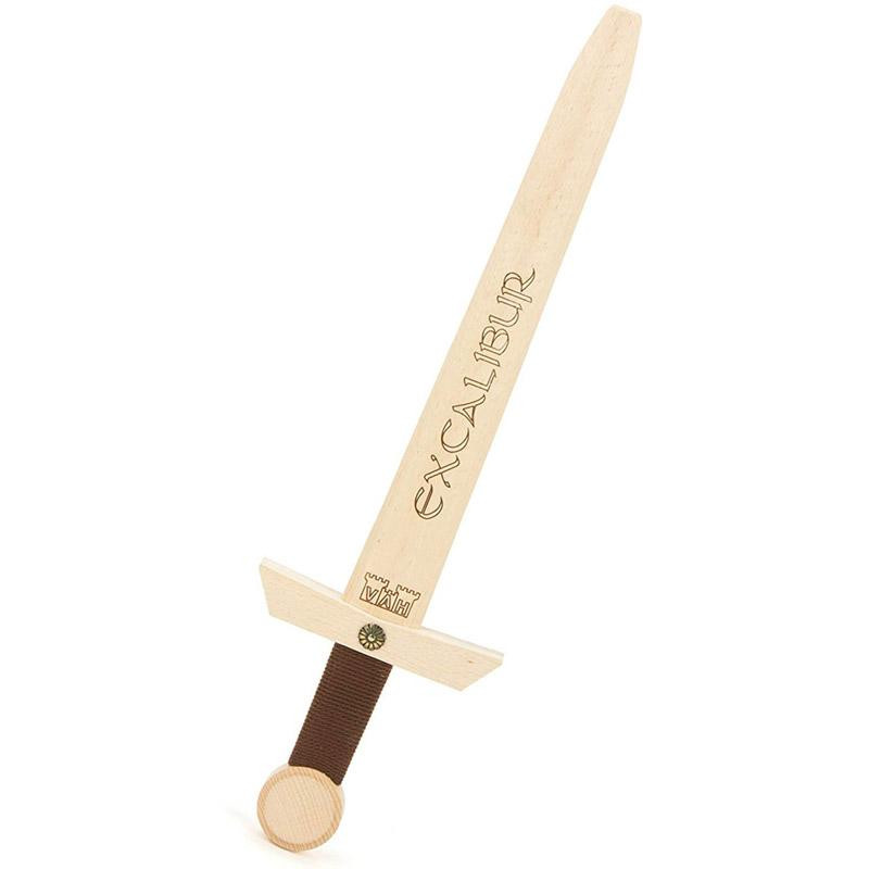 Epée Excalibur avec estampage 50 cm jouet bois Vah