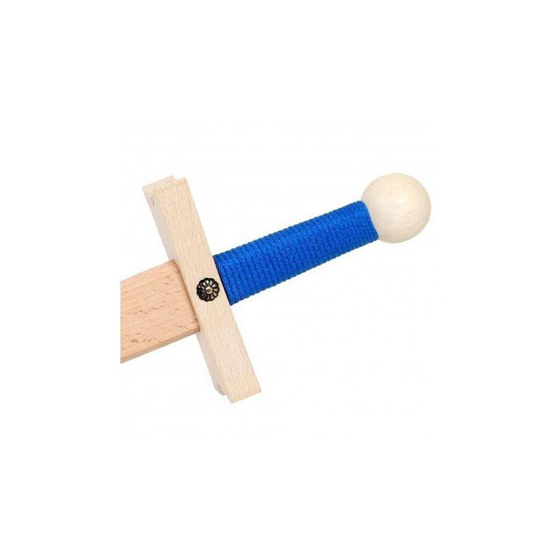 Epée Lancelot bleue 60 cm jouet bois Vah