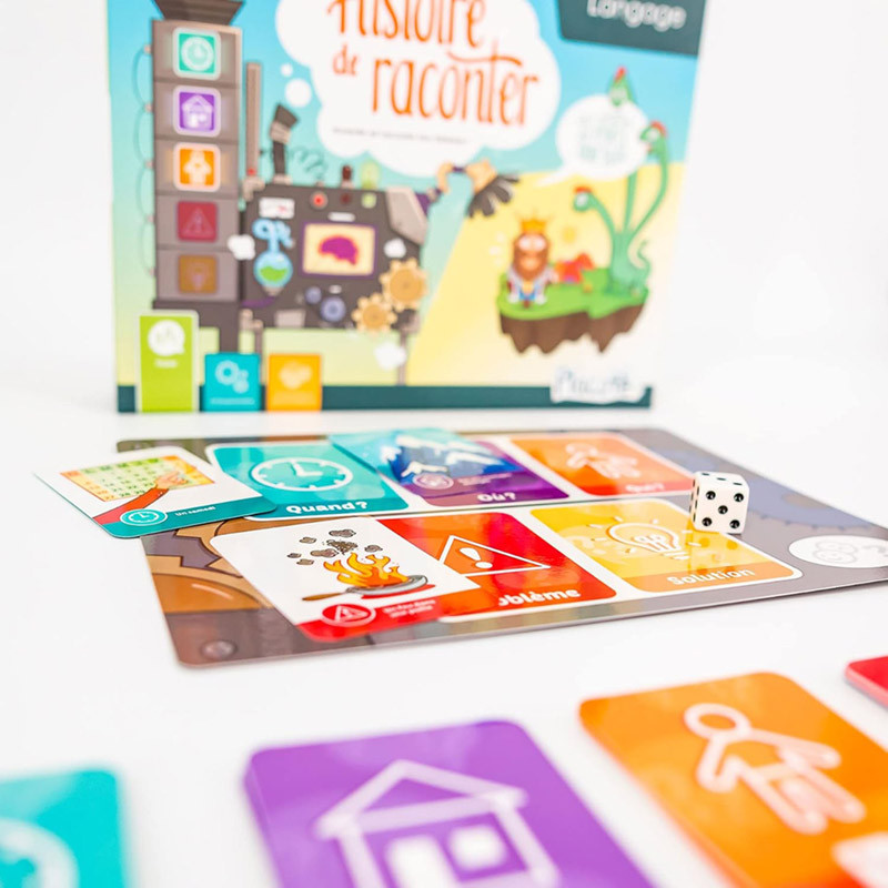 Histoire de raconter jeu pour apprendre Placote