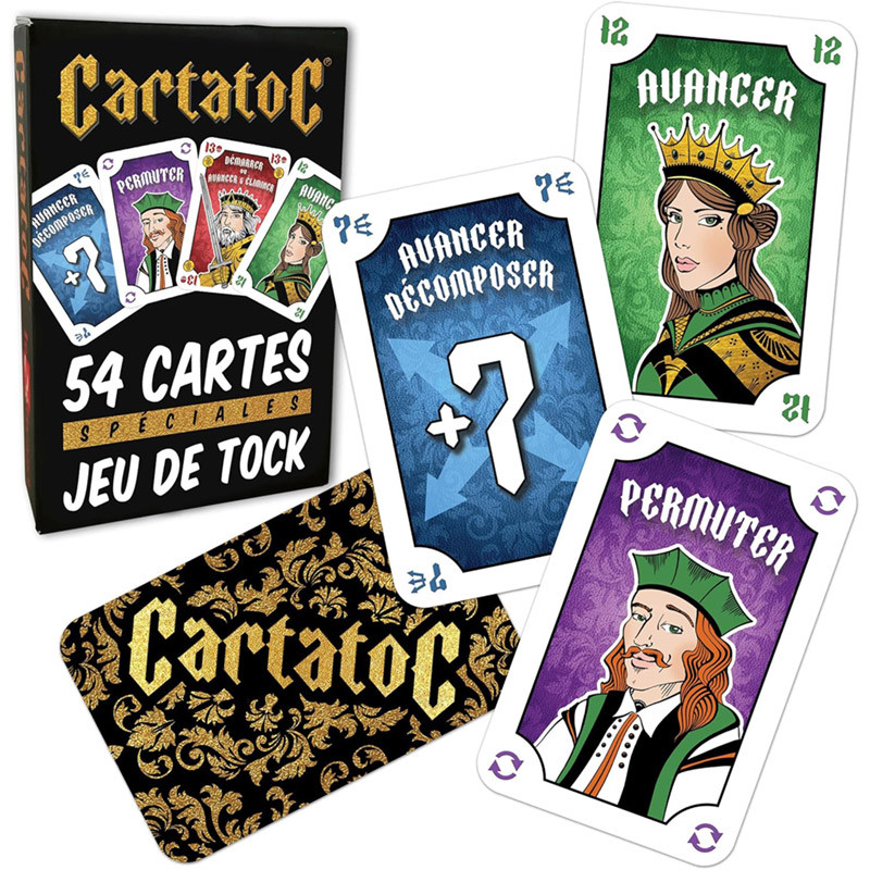 Cartatoc - jeu de cartes pour jeu de tock