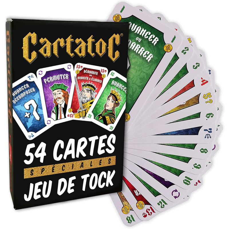 Cartatoc - jeu de cartes pour jeu de tock