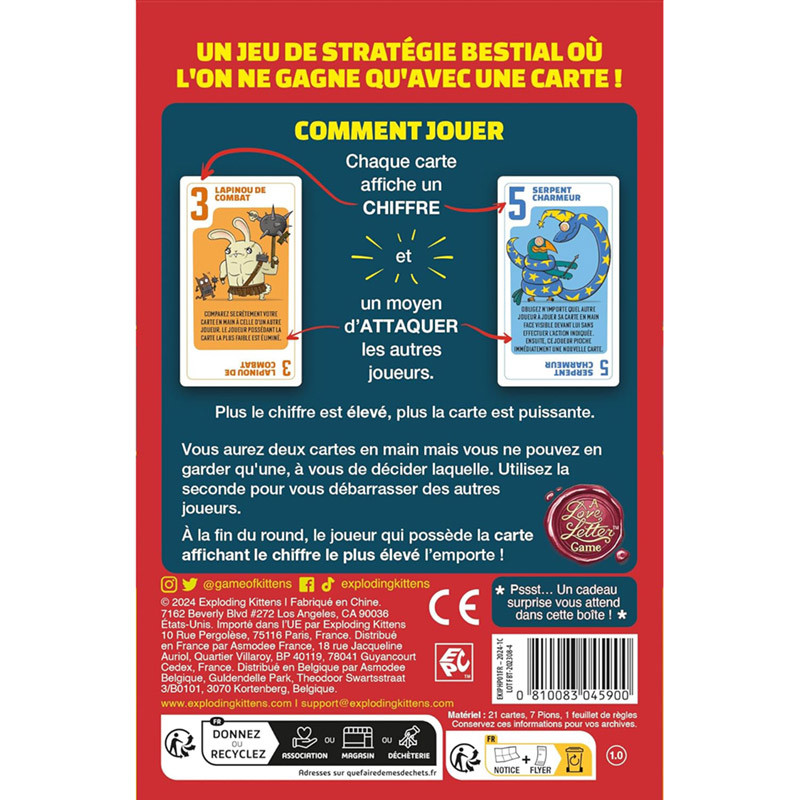 Power Hungry Pets le jeu de cartes