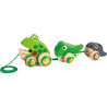 Famille de Grenouilles à trainer jouet bébé Hape