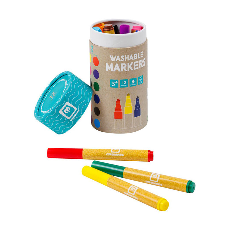 Feutres lavables x 12 un jeu EurékaKids