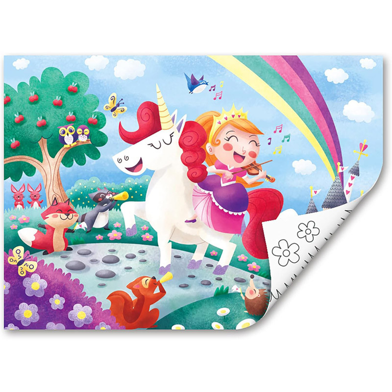 Puzzle 24 pièces Licorne 2 jeux en 1 Hape