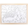 Puzzle en bois 24 pièces Dinosaure 2 en 1 Hape