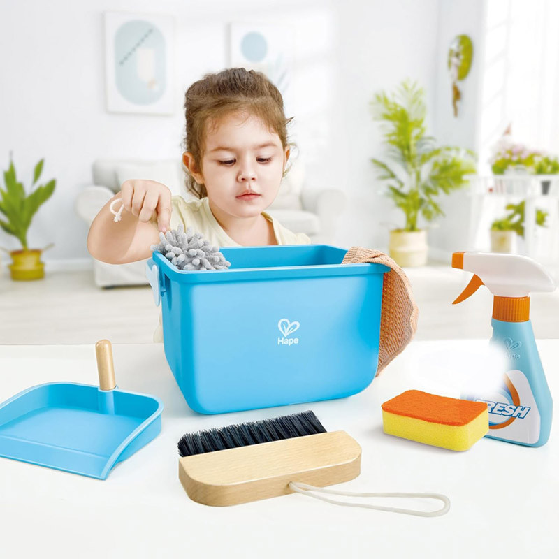 Kit de nettoyage avec seau jeu Hape