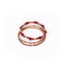 Bracelets rouge rubis x3 Great Pretenders