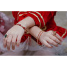 Bracelets rouge rubis x3 Great Pretenders