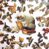 Puzzle bois la leçon de musique - Fabriqué en France - 150 pièces