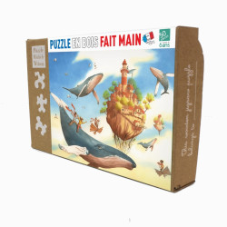 Puzzle Odyssée Fantastique - Puzzle en bois fabriqué en France - 50 pièces