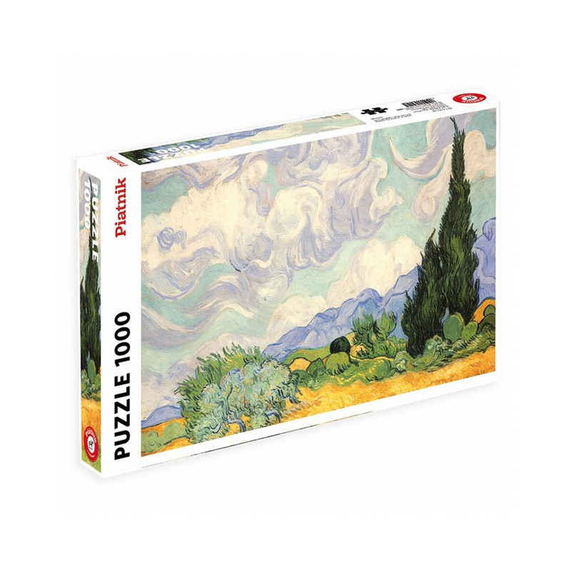Puzzle en carton - Les blés Jaunes - Van Gogh -1000 pièces