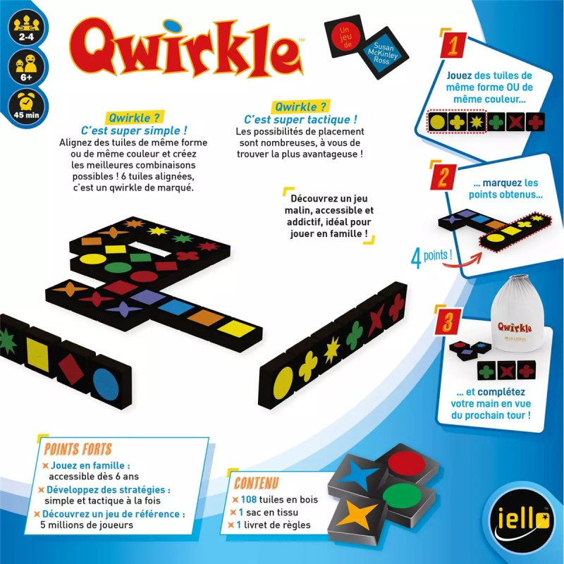 Qwirkle - le jeu de société
