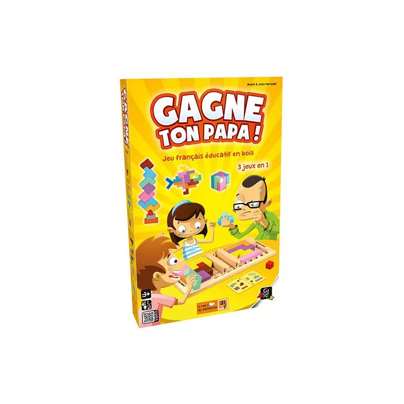 Gagne ton papa jeu éducatif en bois Gigamic