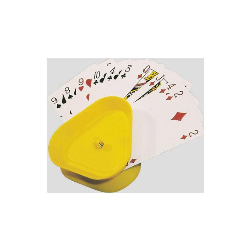 Porte cartes à jouer forme triangulaire