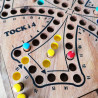 Jeu de tock en bois d'Acacia pocket 4 joueurs