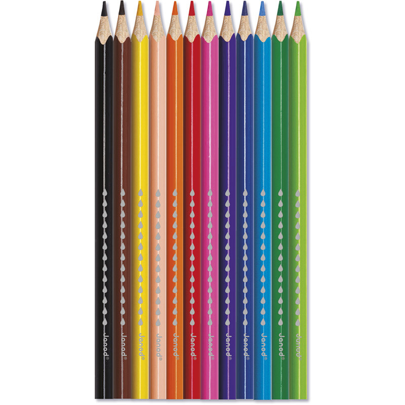 Crayons Aquarellables x12 de chez Janod