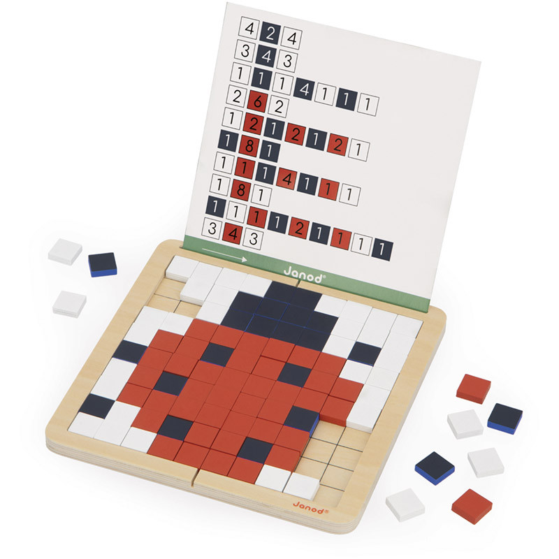 Mosaïque Symétrie et codage Jeu pédagogique Janod