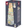 Pyramide de 6 cubes Jouet Bois Janod