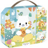 4 Puzzles gamme Pure 6-9-12-16 pièces carton Janod