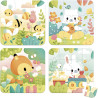 4 Puzzles gamme Pure 6-9-12-16 pièces carton Janod