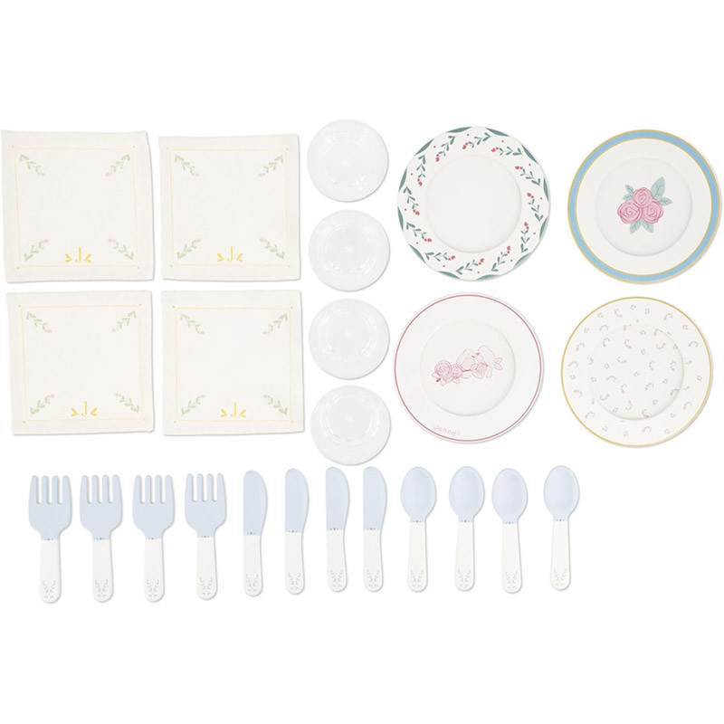 Dinette en valisette jouet bois Janod