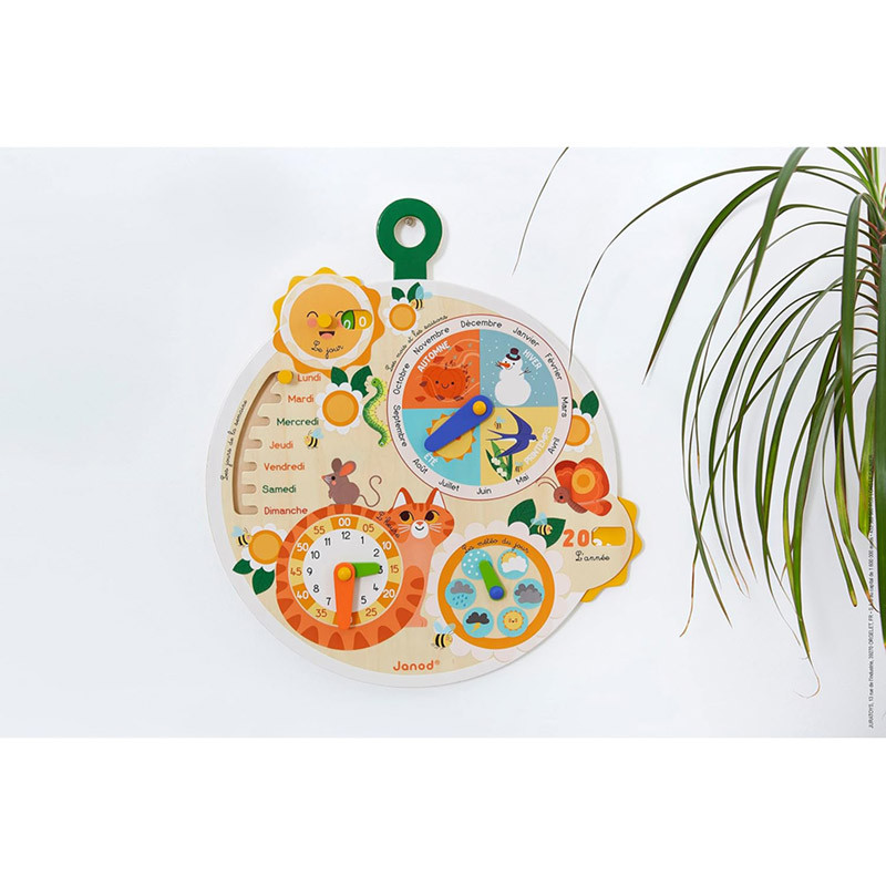 La Roue du Temps Calendrier jouet bois Janod