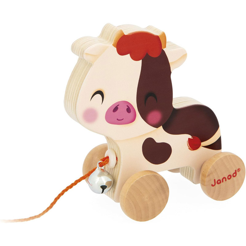 La Vache à promener jouet bois Janod