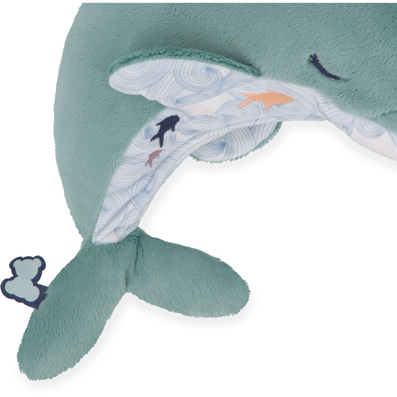Peluche bien-être avec bouillotte amovible Dauphin 24 cm Kaloo