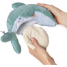 Peluche bien-être avec bouillotte amovible Dauphin 24 cm Kaloo