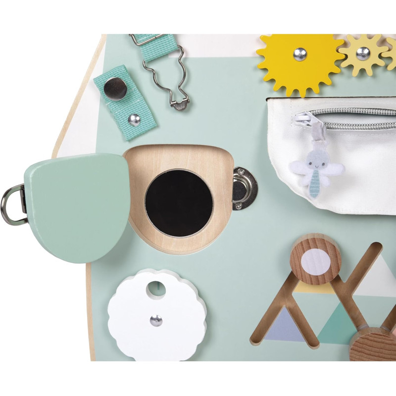 Tableau d'activités Ourson en bois Janod