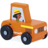 Tracteur Rouge Jouet Bois Janod