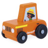 Tracteur Rouge Jouet Bois Janod