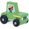 Tracteur Vert Jouet Bois Janod