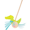 Animal à pousser en bois - le Crocodile