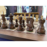 Pièces d'échecs taille 3 buis acacia Zagreb
